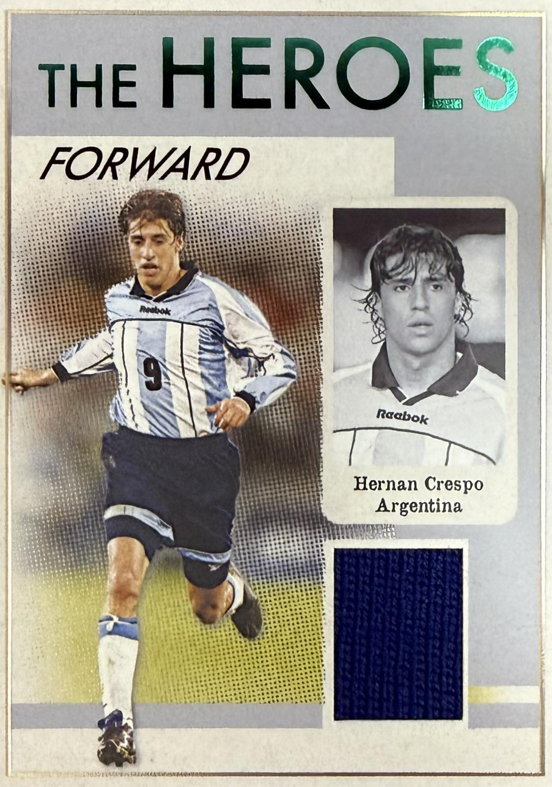 Hernan Crespo Game-Worn Patch Numbered /20 Futera Unique