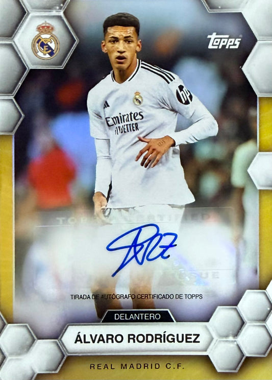 Alvaro Rodriguez Autograph Topps Real Madrid Fan Set
