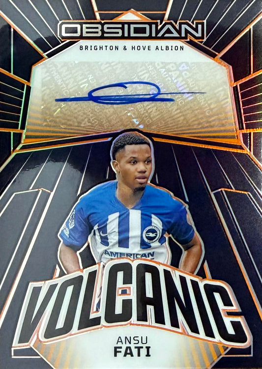 Ansu Fati Autograph Numbered /99 Panini Obsidian