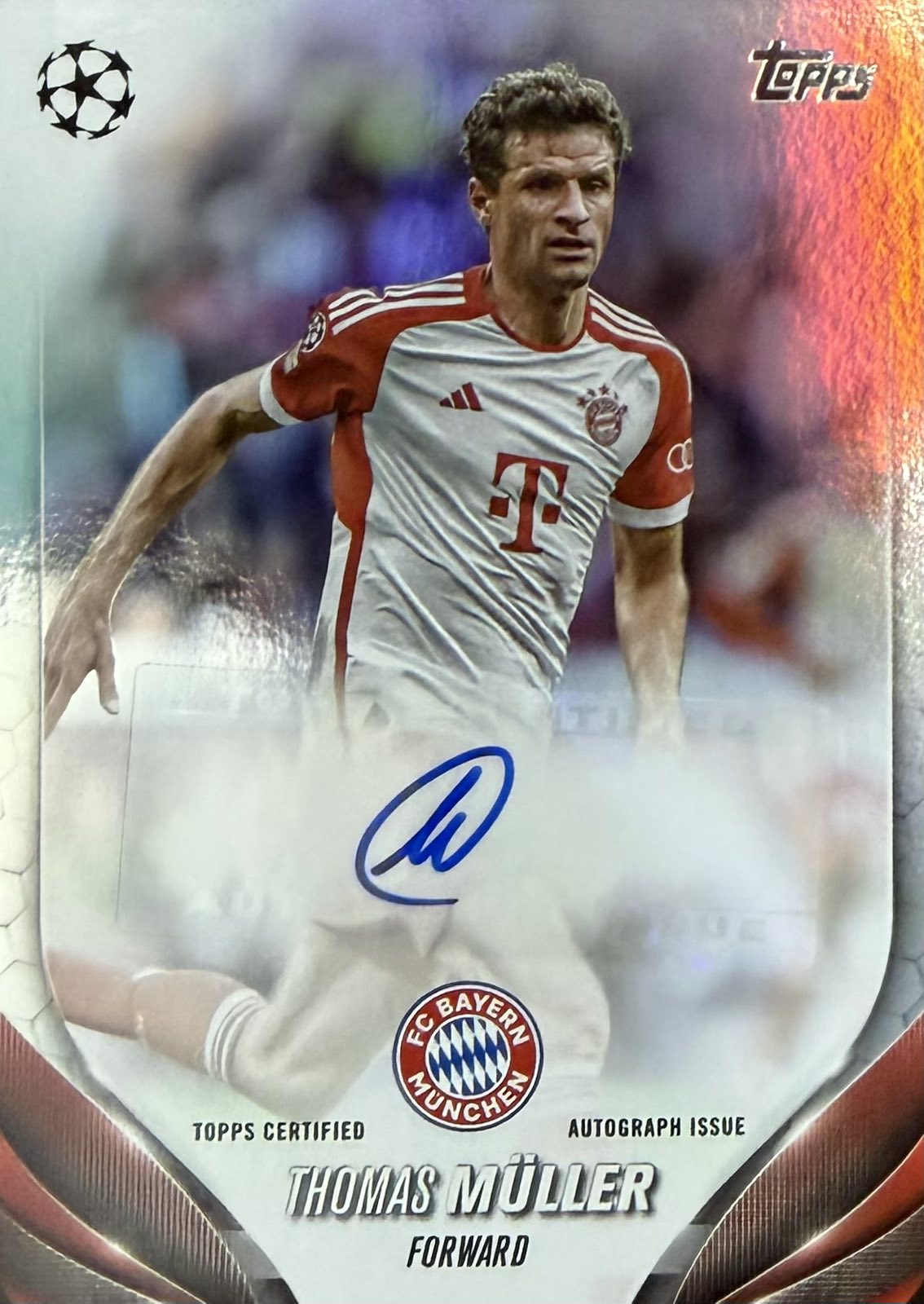 Thomas Muller Autograph Topps UCC 2023-24