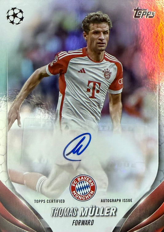 Thomas Muller Autograph Topps UCC 2023-24