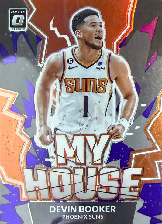 Devin Booker My House Purple Donruss Optic
