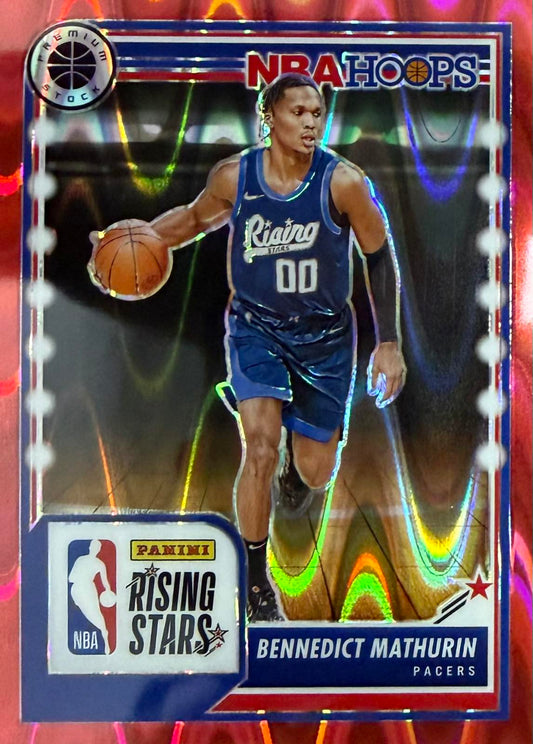 Bennedict Mathurin Numbered /199 Rising Stars NBA Hoops