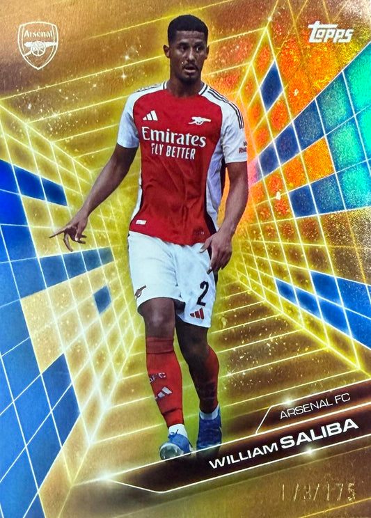 William Saliba Numbered /175 Fan Set