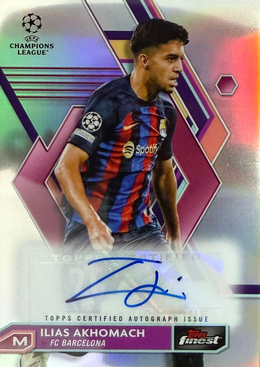 Ilias Akhomach Autograph Topps Finest