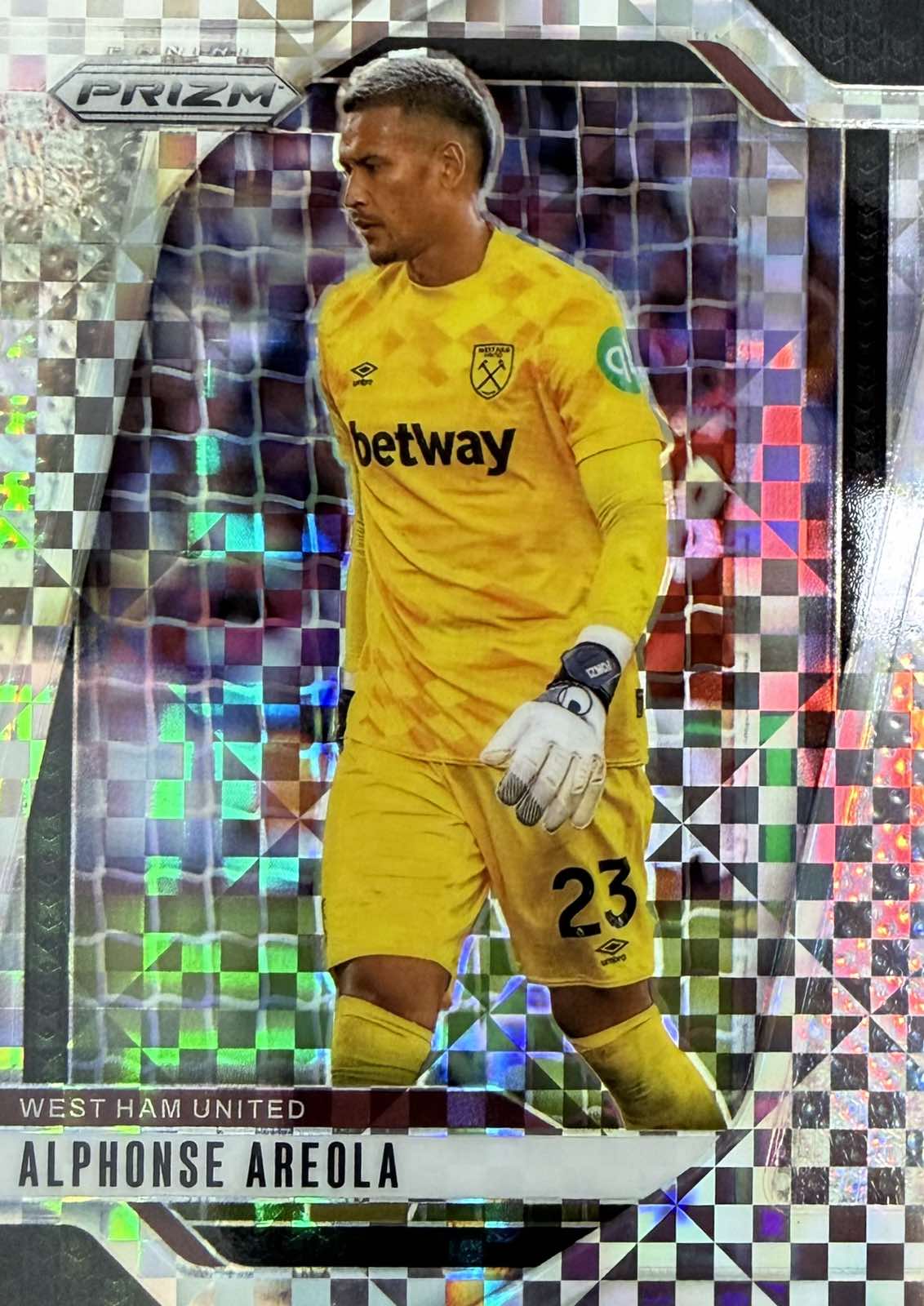 Alphonse Areola Numbered /8 Panini Prizm