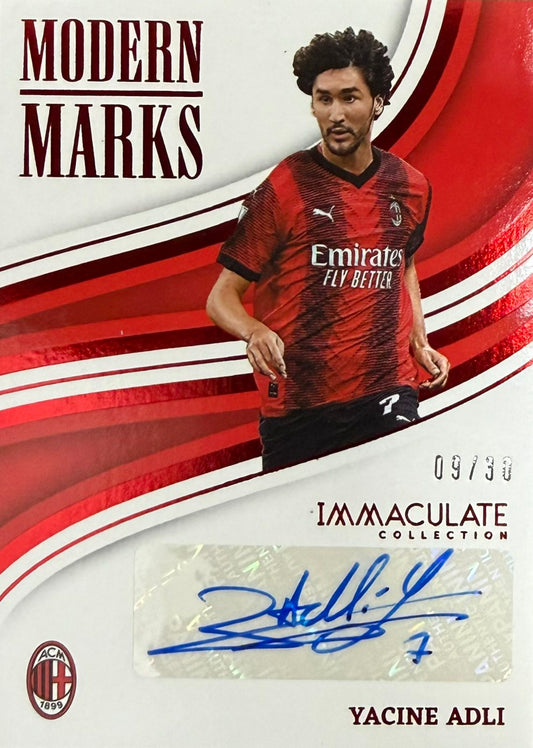 Yacine Adli Autograph Numbered /30 Immaculate
