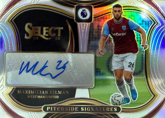 Maximilian Kilman Autograph Panini Select EPL