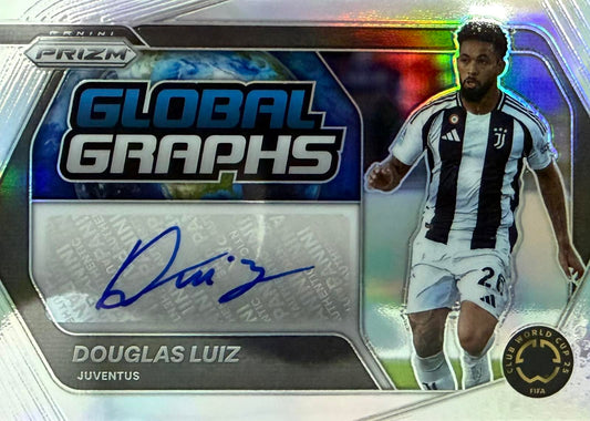 Douglas Luiz Autograph Panini Prizm Global Graphs