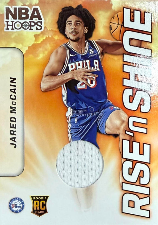 Jared McCain Rookie Patch NBA Hoops 2024-25