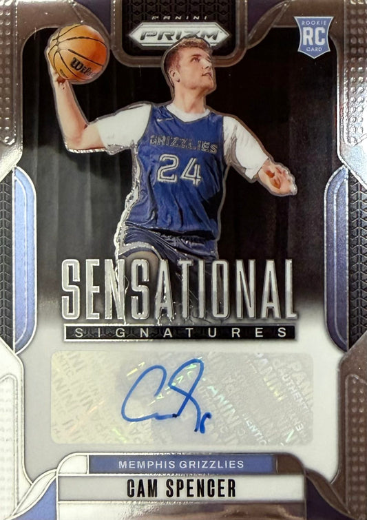 Cam Spencer Rookie Autograph Panini Prizm