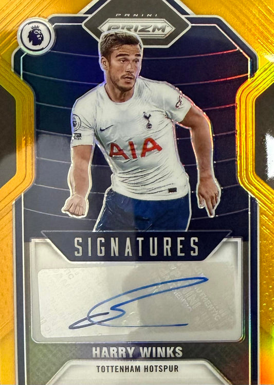 Harry Winks Autograph Numbered /10 Panini Prizm