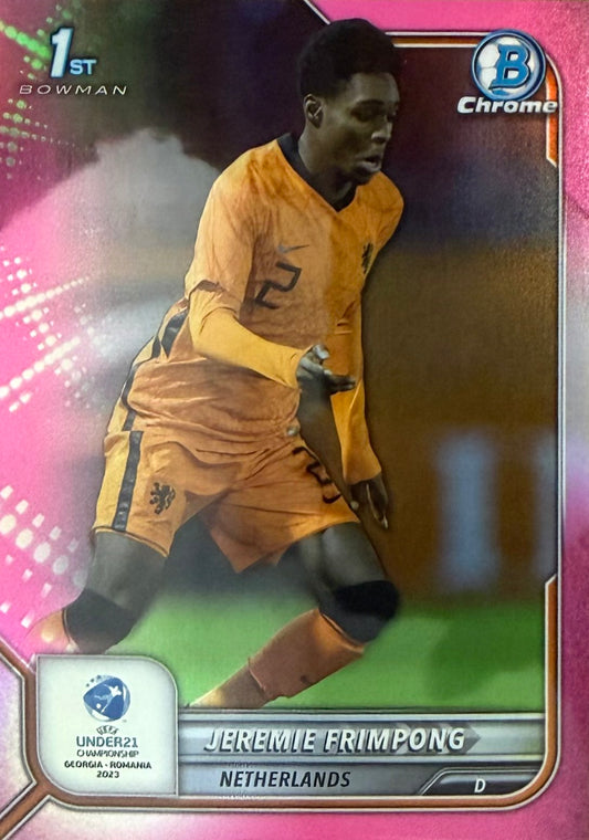 Jeremie Frimpong 1st Bowman Numbered /150 Chrome