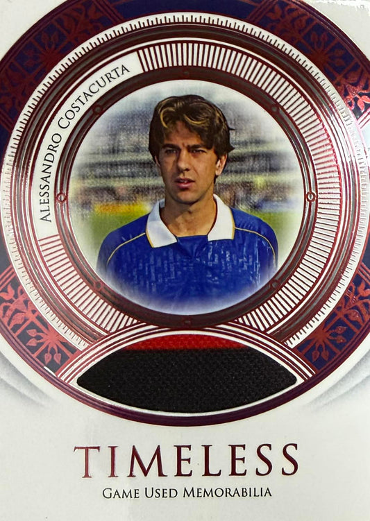 Alessandro Costacurta Match-Worn Patch Numbered /5 Futera Unique