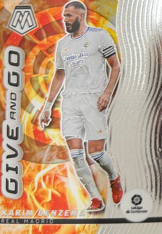 Karim Benzema Give And Go Mosaic La Liga