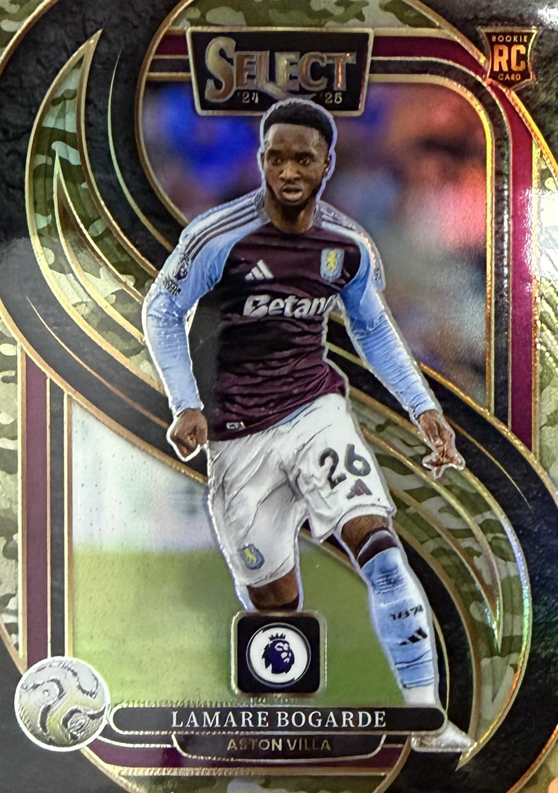 Lamare Bogarde Rookie Camo Numbered /150 Panini Select