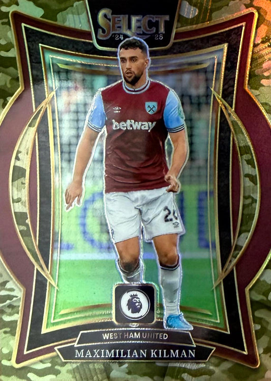 Maximilian Kilman Camo Numbered /150 Panini Select