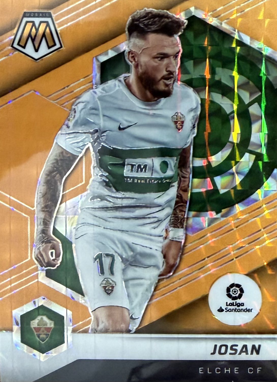 Josan Numbered /25 Panini Mosaic La Liga