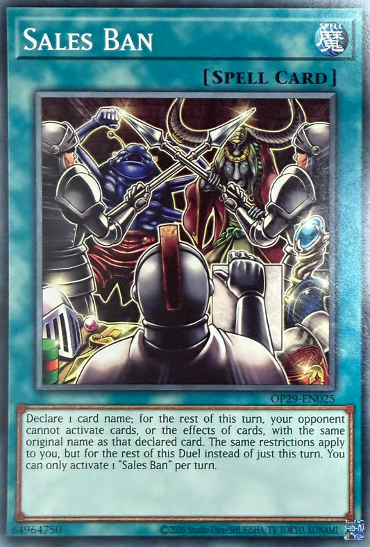 Sales Ban