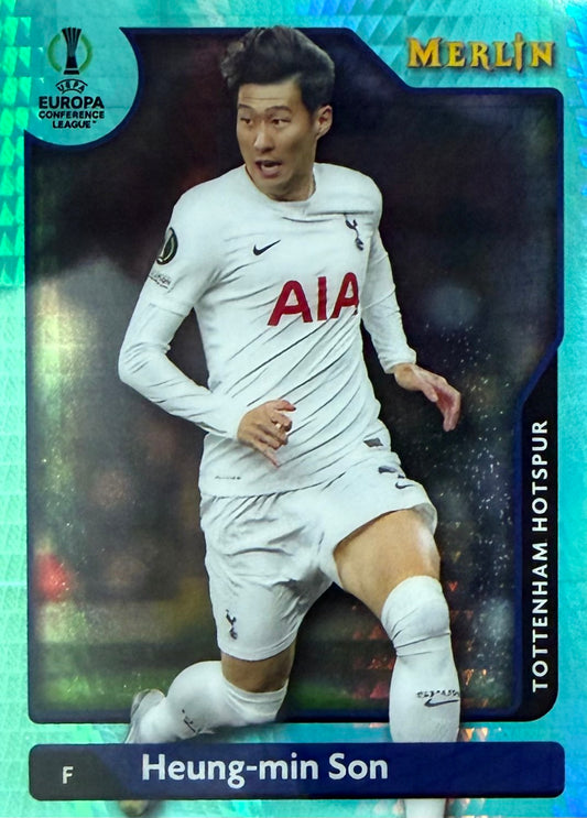 Heung-min Son Aqua Prizm Topps Merlin