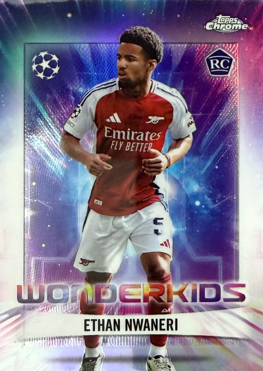 Ethan Nwaneri Rookie Wonderkids Topps Chrome