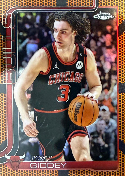 Josh Giddey Basketball Frame Topps Chrome