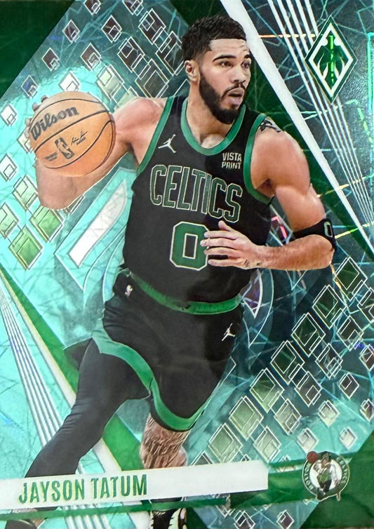 Jayson Tatum Teal Laser Panini Phoenix