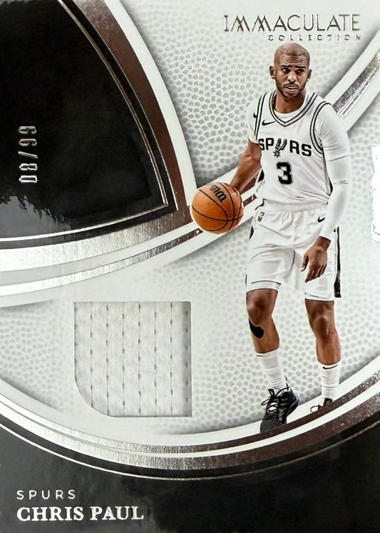 Chris Paul Game-Worn Patch Numbered /99 Panini Immaculate
