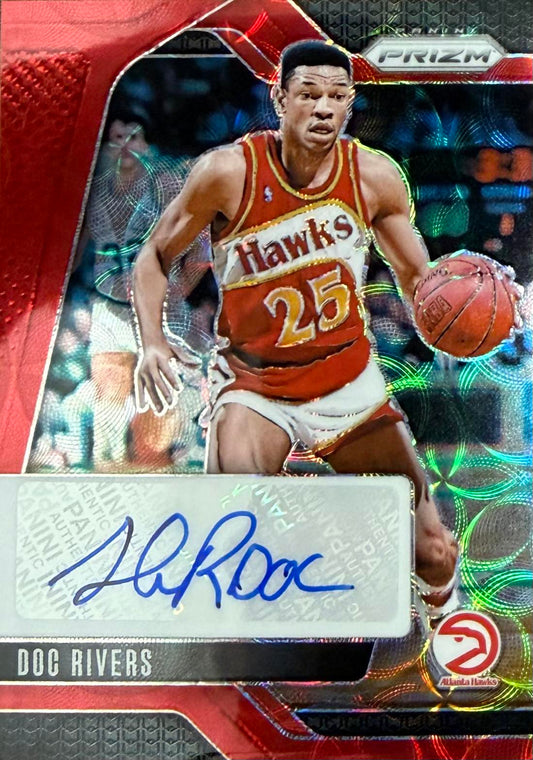 Doc Rivers Autograph Red Choice Prizm