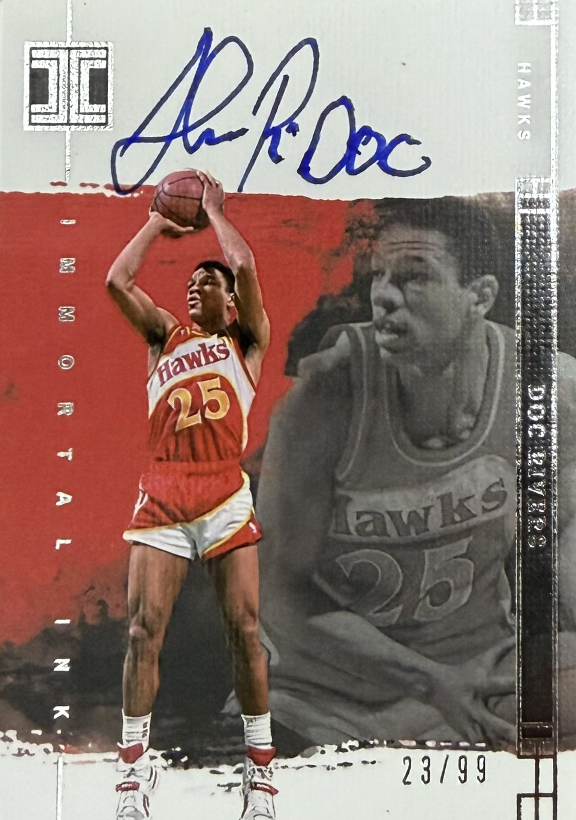 Doc Rivers On-Card Autograph Numbered /99 Impeccable