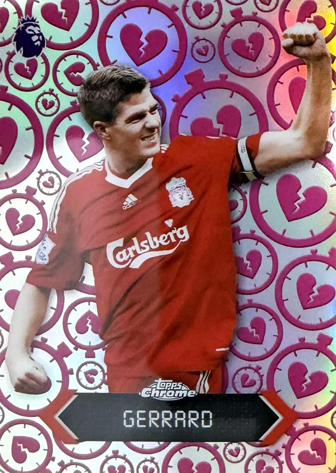 Steven Gerrard Heartbreaker Topps Chrome EPL