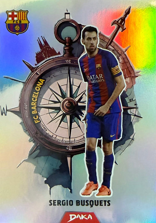 Sergio Busquets Numbered /299 Daka Barcelona