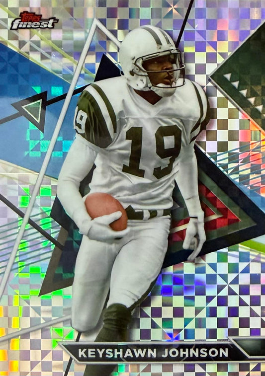 Keyshawn Johnson Checkerboard Refractor Topps Finest