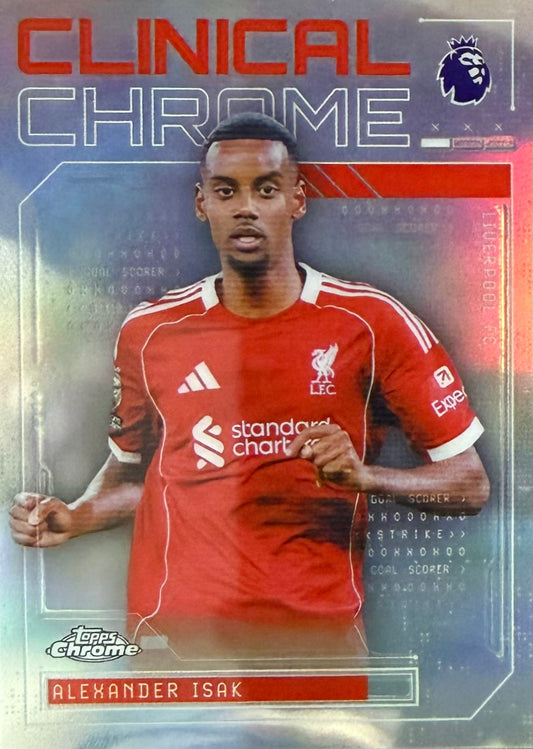 Alexander Isak Clinical Chrome Topps Chrome EPL