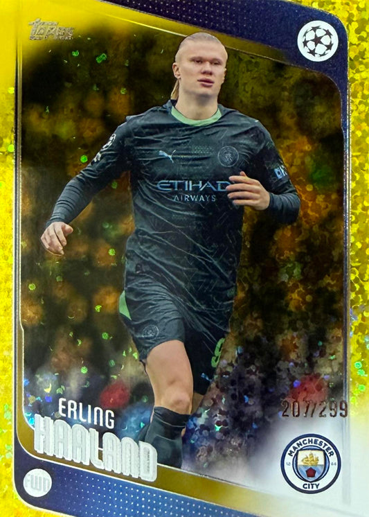 Erling Haaland Numbered /299 Topps Flagship