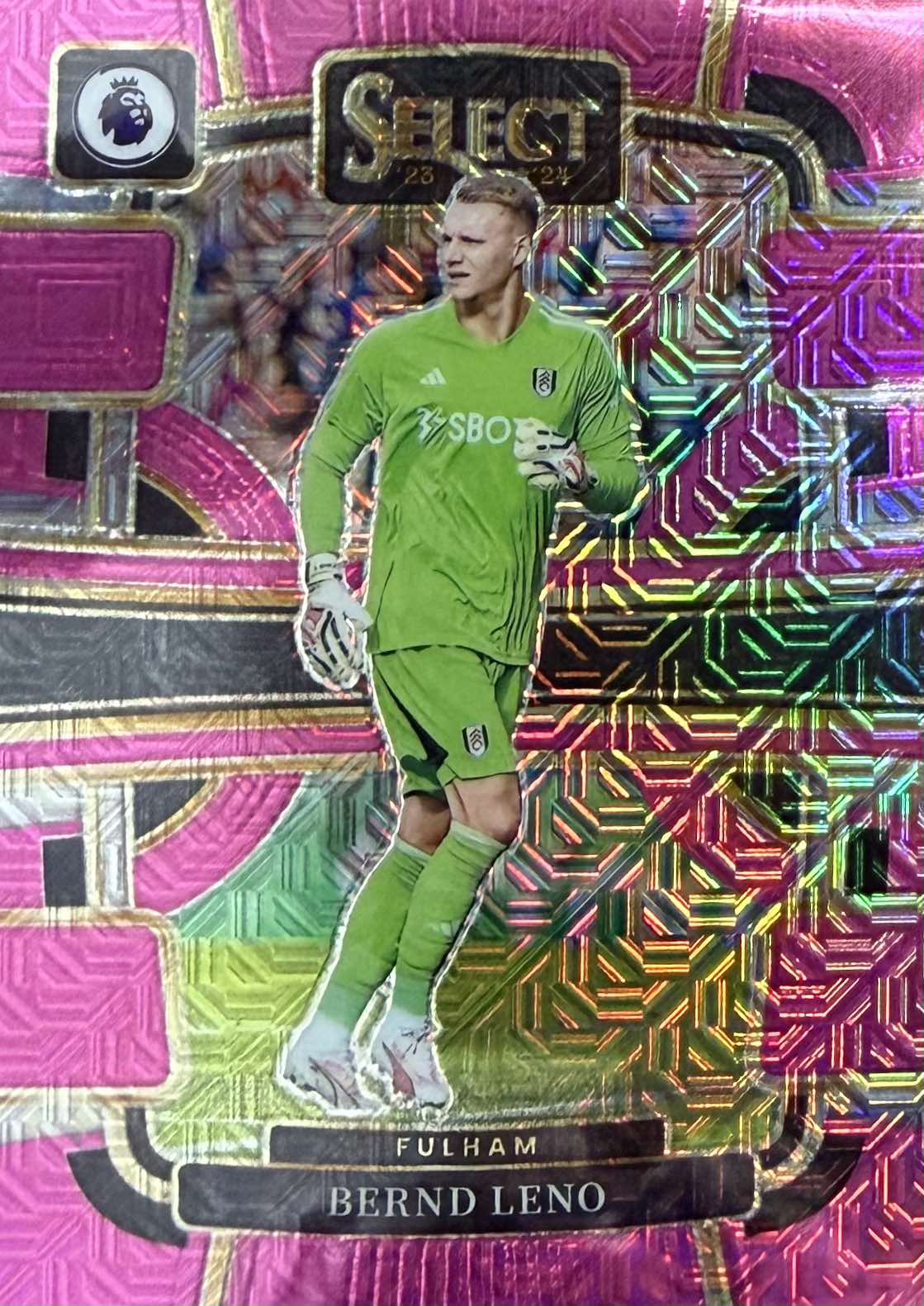 Bernd Leno Numbered /325 Panini Select EPL