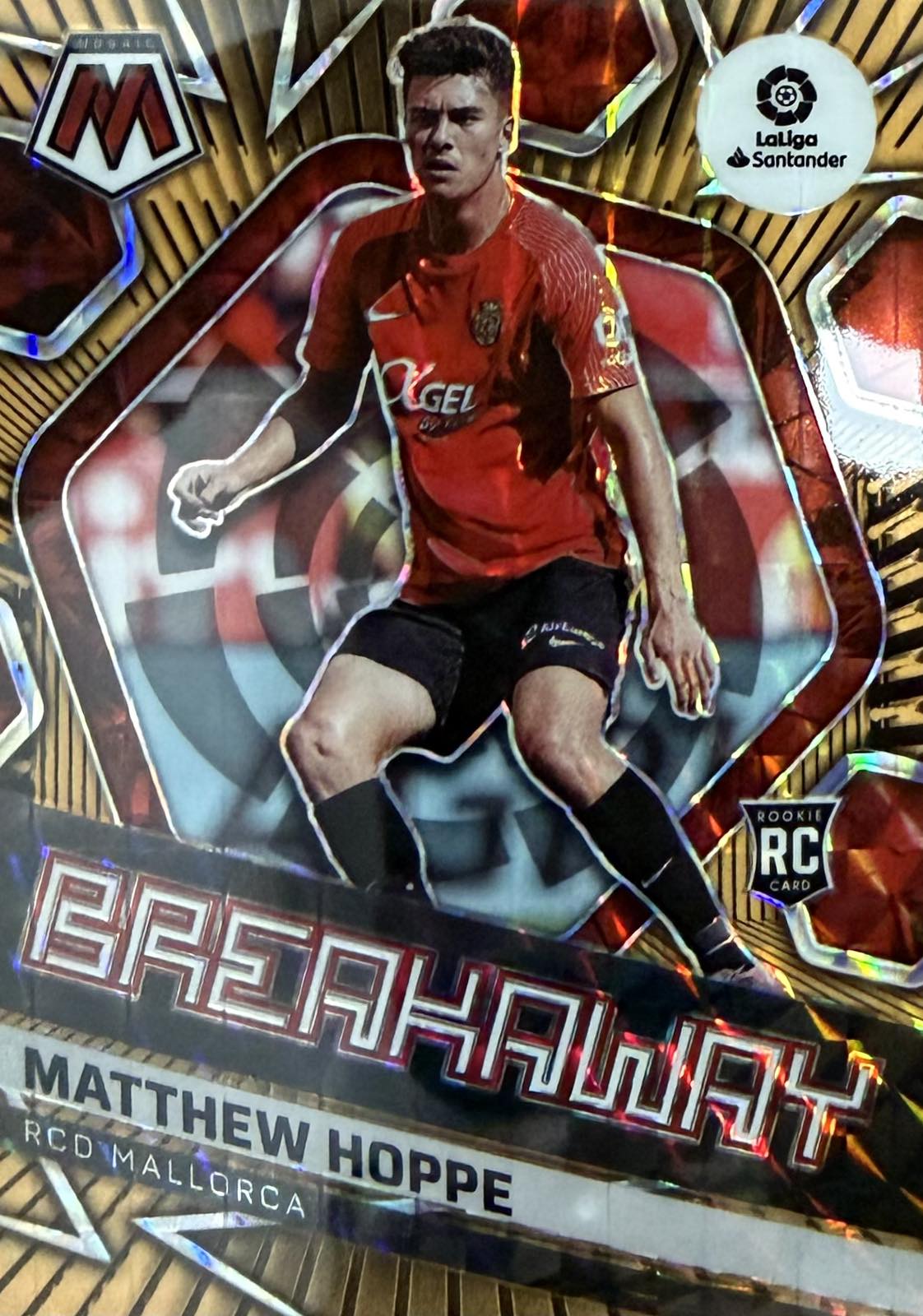 Matthew Hoppe Rookie Breakaway Numbered /25 Mosaic La Liga