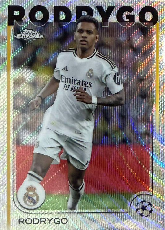 Rodrygo Wave Parallel Topps Chrome