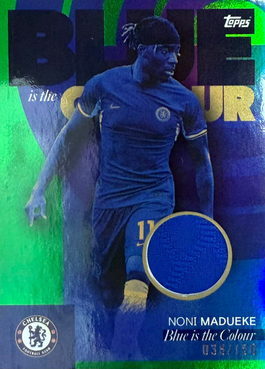Noni Madueke Match-Worn Patch Numbered /150 Chelsea Team Set