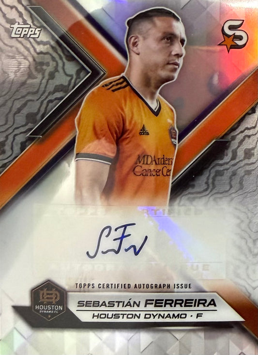 Sebastian Ferreira Autograph Topps Superstars MLS