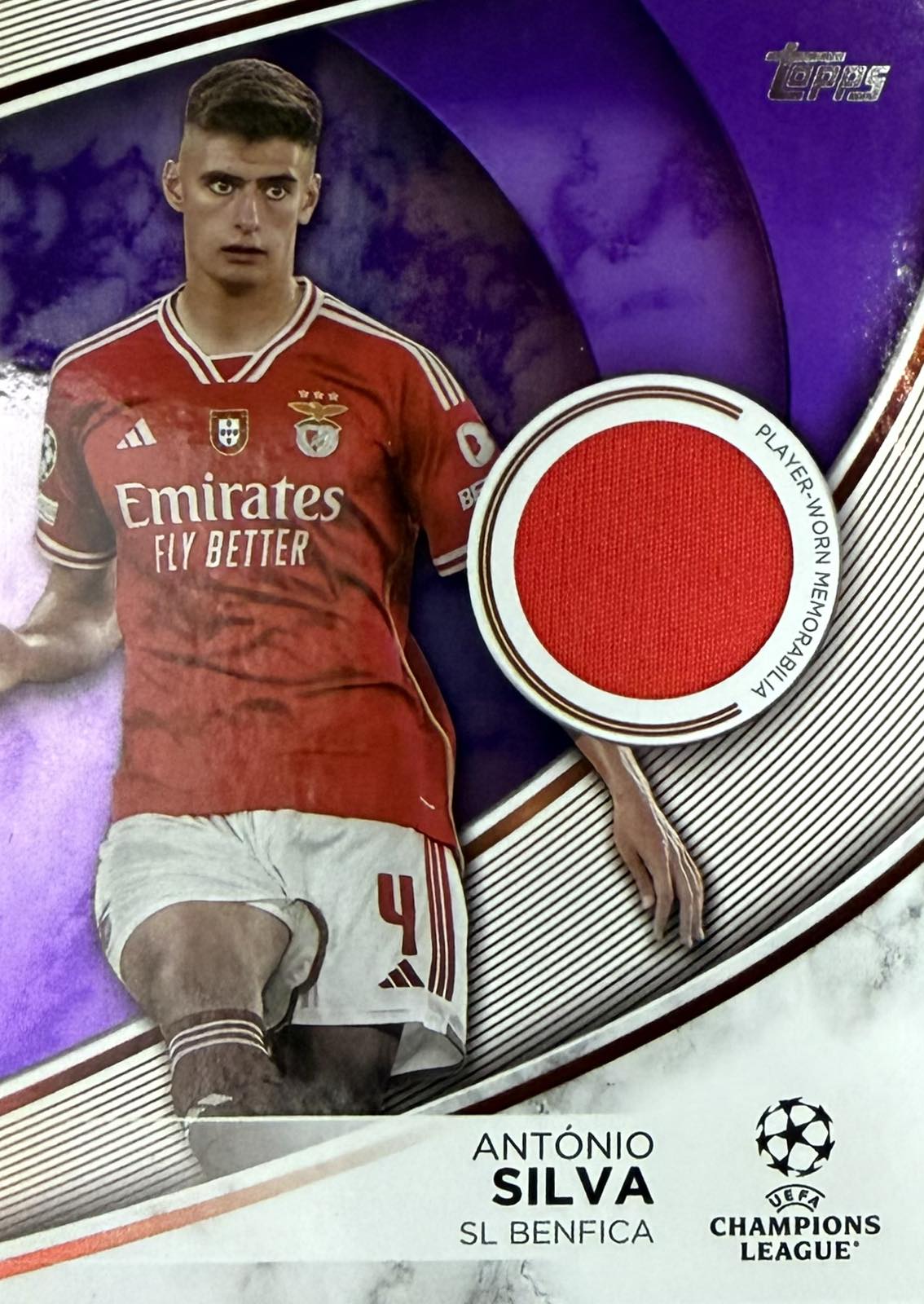 Antonio Silva Player-Worn Patch Numbered /299 Topps UCC