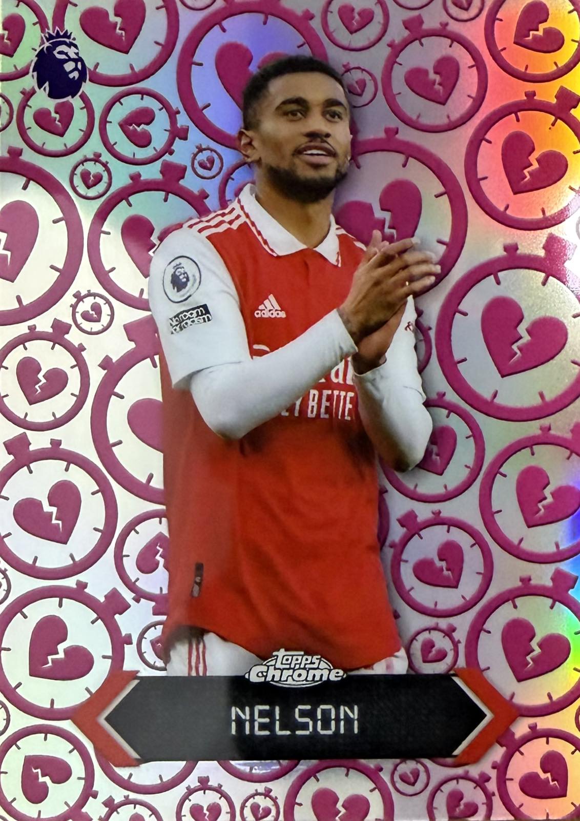 Reiss Nelson Time Heartbreaker Topps Chrome