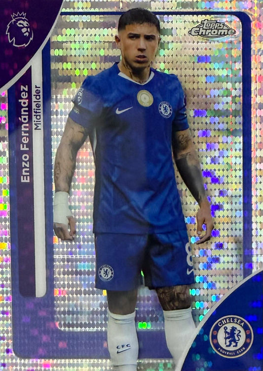 Enzo Fernandez Pulsar Topps Chrome EPL