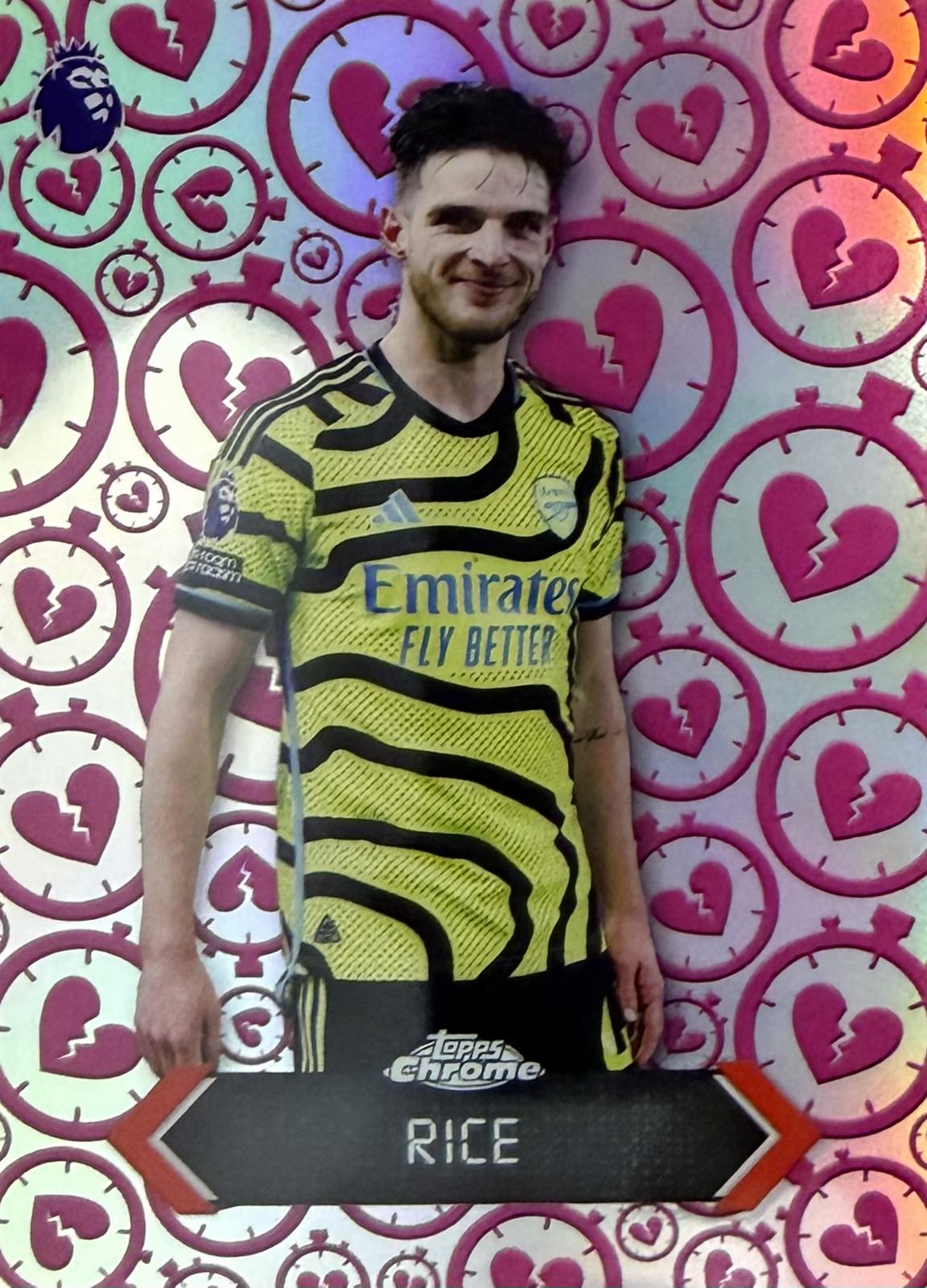 Declan Rice Time Heartbreaker Topps Chrome EPL