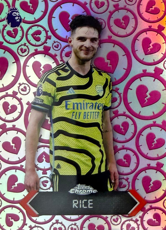 Declan Rice Time Heartbreaker Topps Chrome EPL