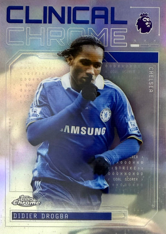 Didier Drogba Clinical Chrome Topps Chrome EPL