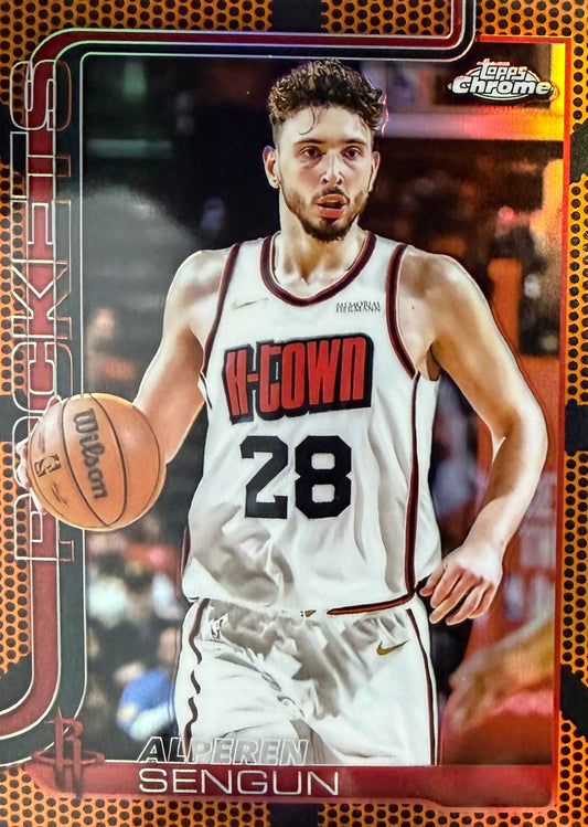 Alperen Sengun Basketball Refractor Topps Chrome
