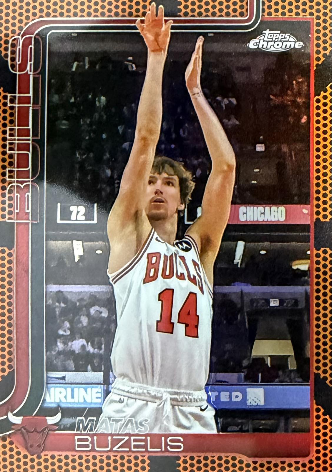 Matas Buzelis Basketball Refractor Topps Chrome