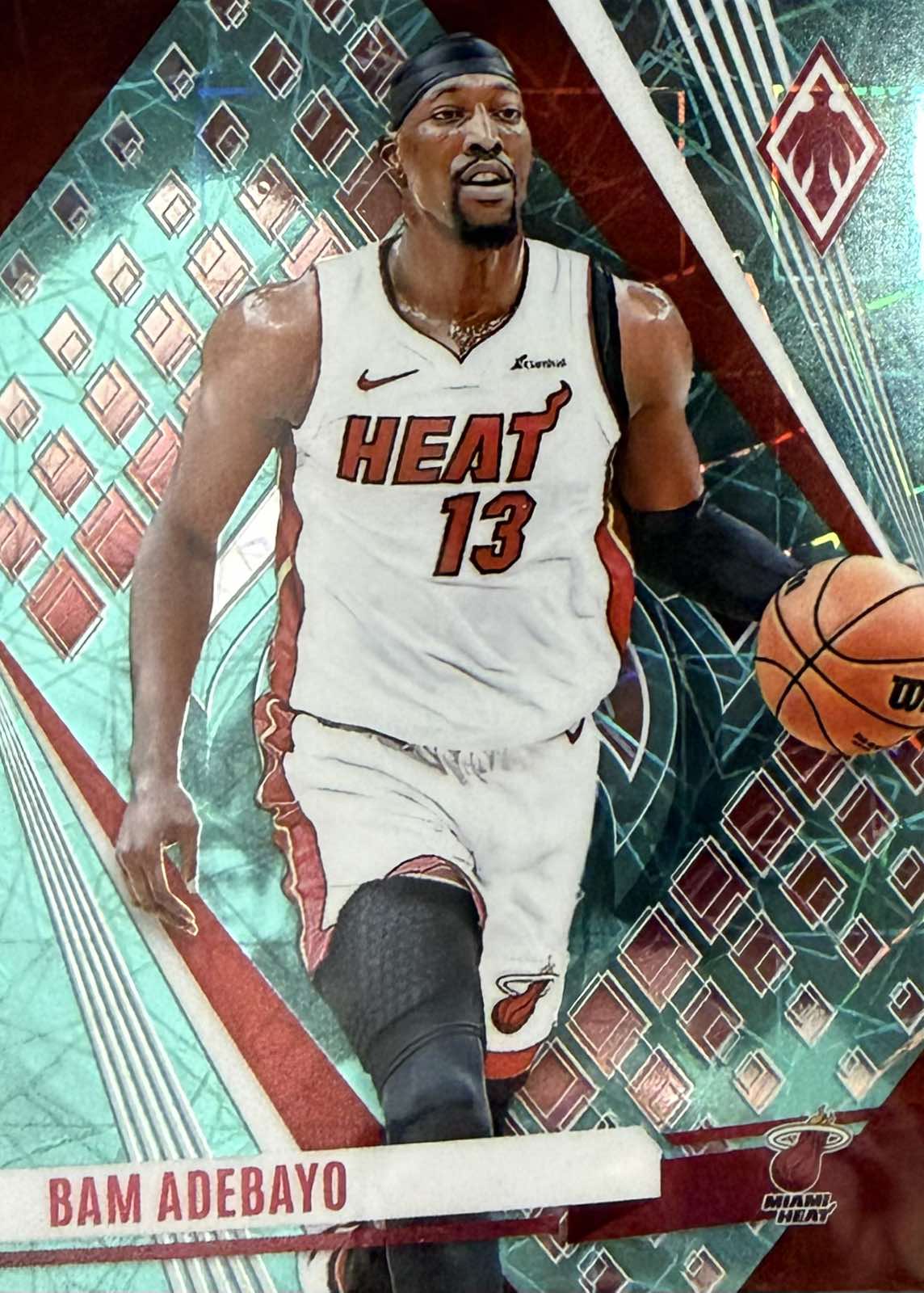 Bam Adebayo Teal Laser Panini Phoenix