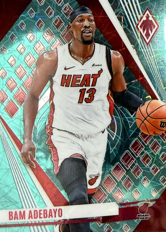 Bam Adebayo Teal Laser Panini Phoenix